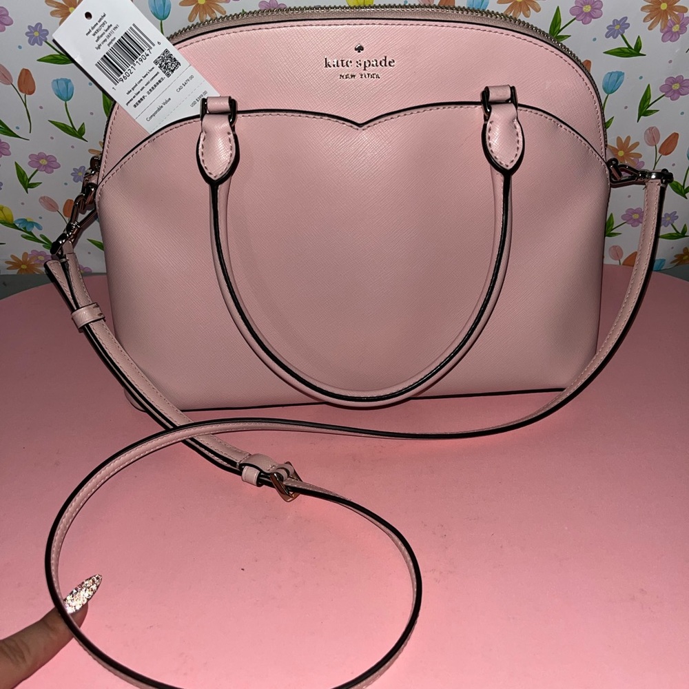 Chalk Pink Kate Spade Dome Satchel